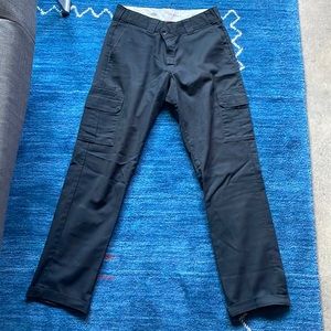 Dickies black slim straight cargo pants. 34X32